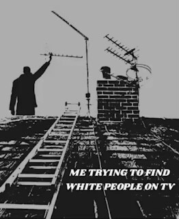 white tv